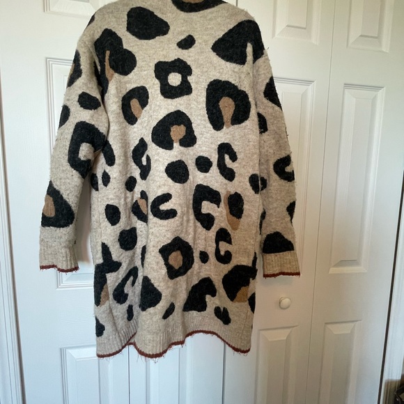 Boutique Leopard print king cardigan - Picture 2 of 4